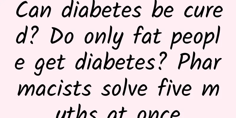 Can diabetes be cured? Do only fat people get diabetes? Pharmacists solve five myths at once