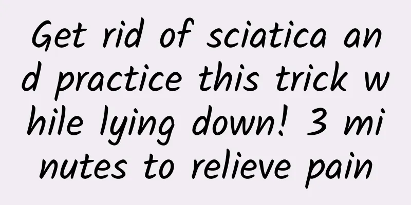Get rid of sciatica and practice this trick while lying down! 3 minutes to relieve pain