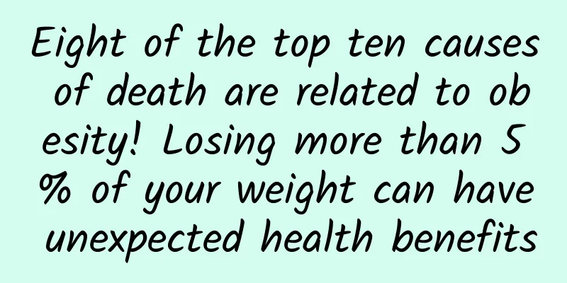 Eight of the top ten causes of death are related to obesity! Losing more than 5% of your weight can have unexpected health benefits
