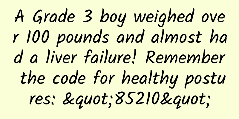 A Grade 3 boy weighed over 100 pounds and almost had a liver failure! Remember the code for healthy postures: "85210"