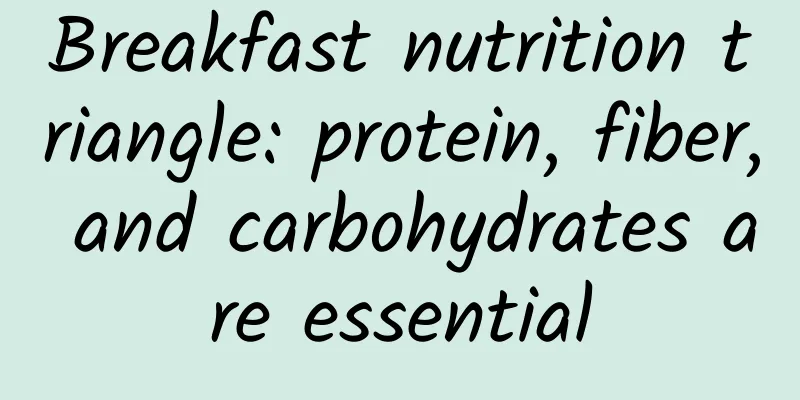 Breakfast nutrition triangle: protein, fiber, and carbohydrates are essential