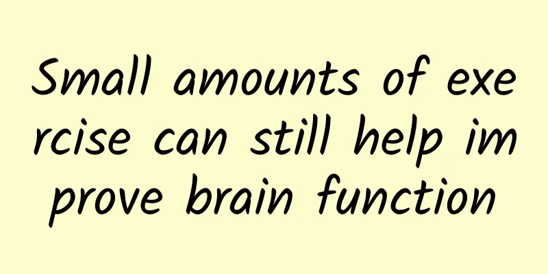 Small amounts of exercise can still help improve brain function