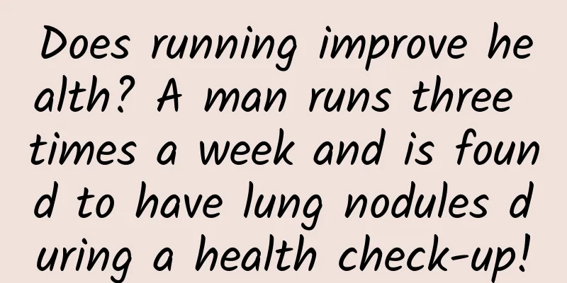 Does running improve health? A man runs three times a week and is found to have lung nodules during a health check-up!
