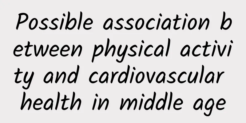 Possible association between physical activity and cardiovascular health in middle age