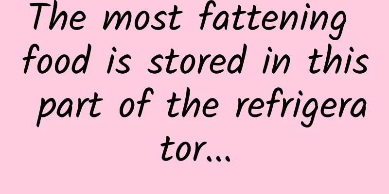 The most fattening food is stored in this part of the refrigerator...
