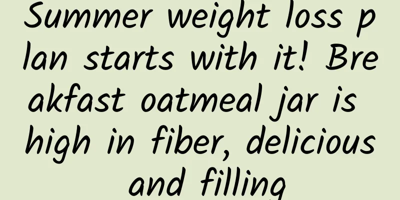Summer weight loss plan starts with it! Breakfast oatmeal jar is high in fiber, delicious and filling