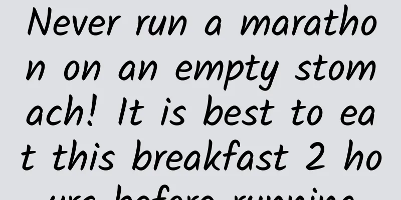 Never run a marathon on an empty stomach! It is best to eat this breakfast 2 hours before running
