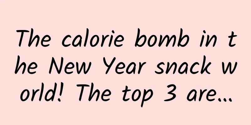 The calorie bomb in the New Year snack world! The top 3 are…