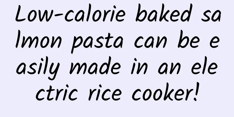 Low-calorie baked salmon pasta can be easily made in an electric rice cooker!