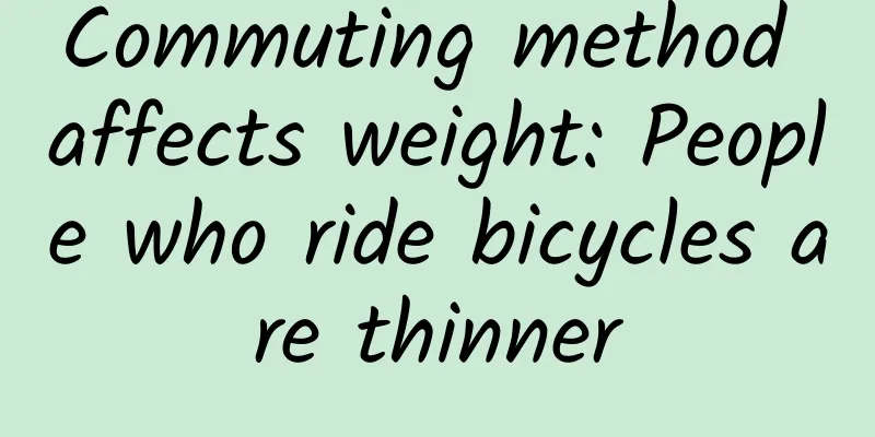 Commuting method affects weight: People who ride bicycles are thinner