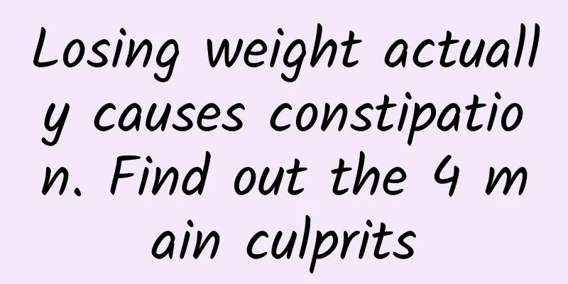Losing weight actually causes constipation. Find out the 4 main culprits
