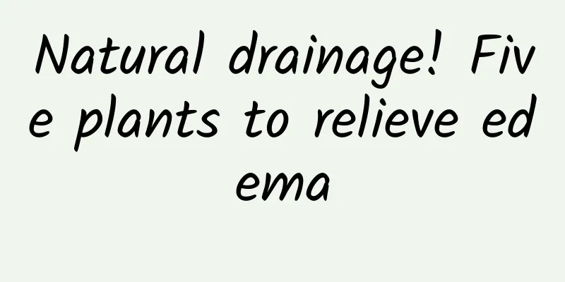 Natural drainage! Five plants to relieve edema