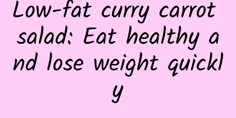 Low-fat curry carrot salad: Eat healthy and lose weight quickly