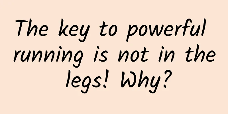 The key to powerful running is not in the legs! Why?