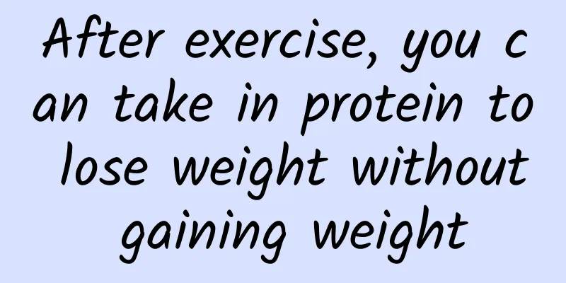After exercise, you can take in protein to lose weight without gaining weight
