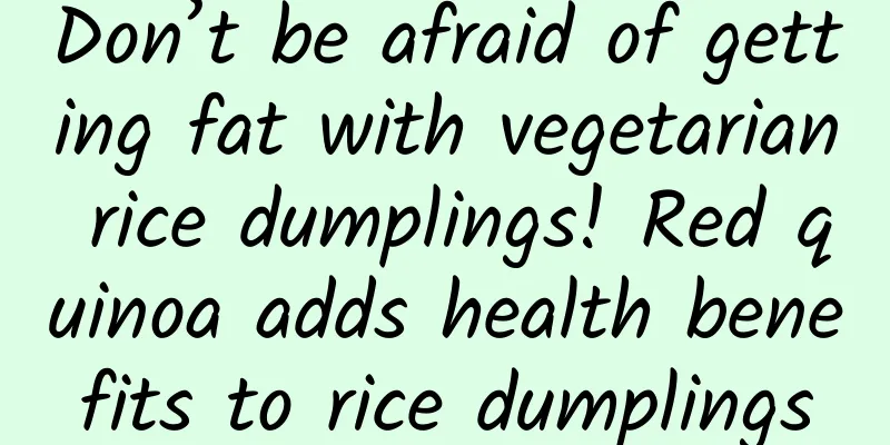 Don’t be afraid of getting fat with vegetarian rice dumplings! Red quinoa adds health benefits to rice dumplings