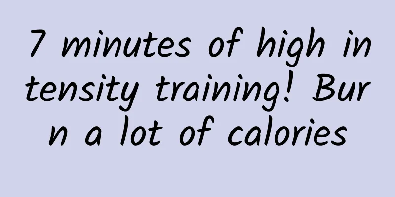 7 minutes of high intensity training! Burn a lot of calories