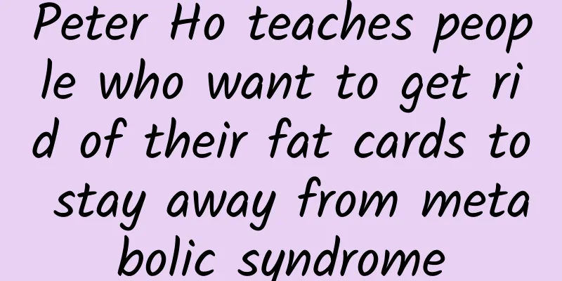 Peter Ho teaches people who want to get rid of their fat cards to stay away from metabolic syndrome