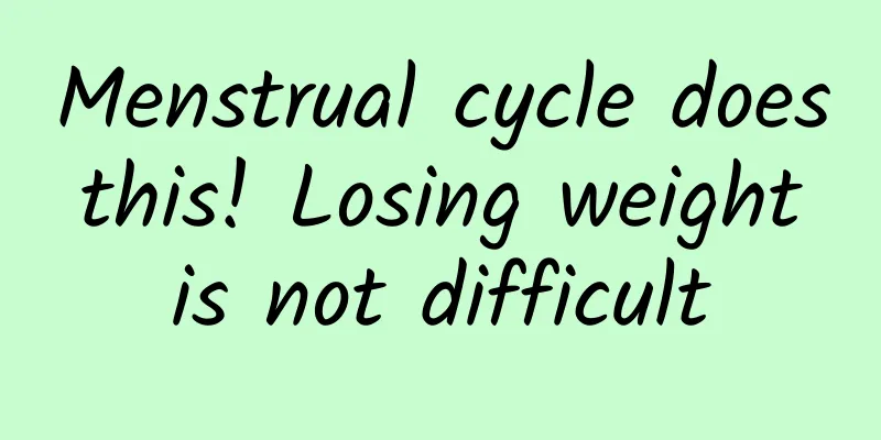 Menstrual cycle does this! Losing weight is not difficult