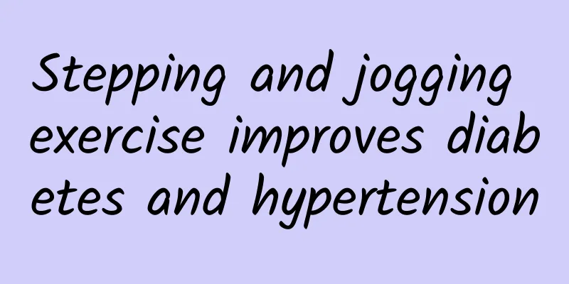 Stepping and jogging exercise improves diabetes and hypertension