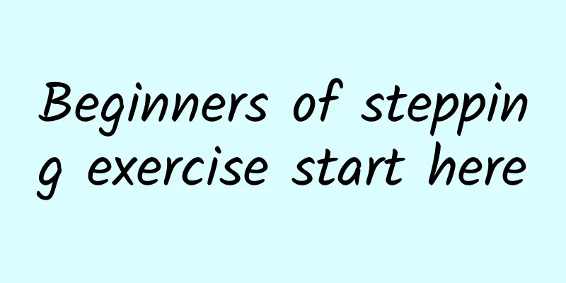 Beginners of stepping exercise start here