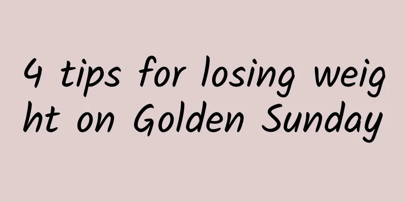 4 tips for losing weight on Golden Sunday