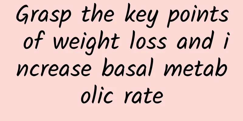 Grasp the key points of weight loss and increase basal metabolic rate