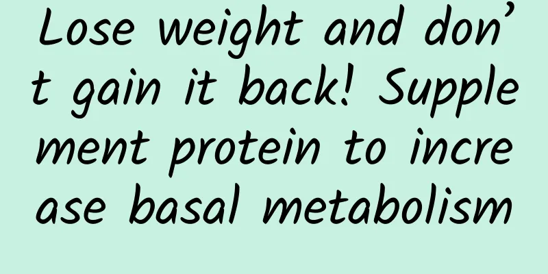 Lose weight and don’t gain it back! Supplement protein to increase basal metabolism