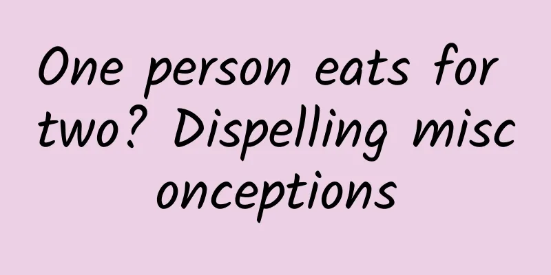One person eats for two? Dispelling misconceptions