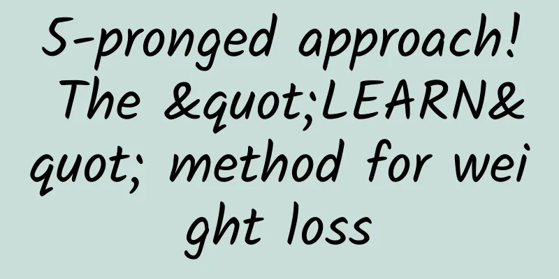 5-pronged approach! The "LEARN" method for weight loss