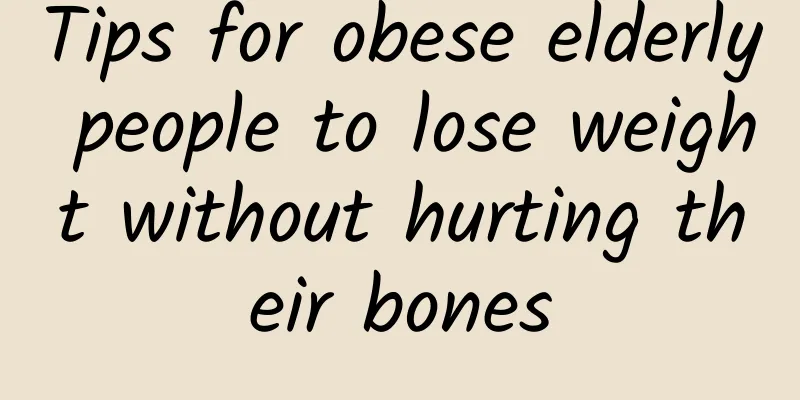 Tips for obese elderly people to lose weight without hurting their bones