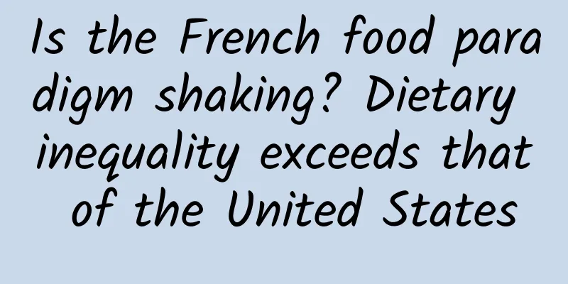 Is the French food paradigm shaking? Dietary inequality exceeds that of the United States