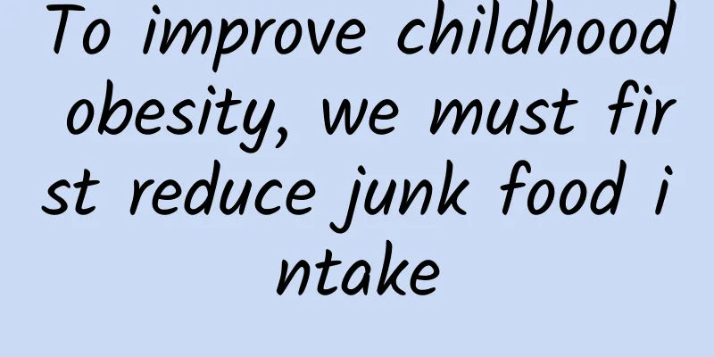To improve childhood obesity, we must first reduce junk food intake