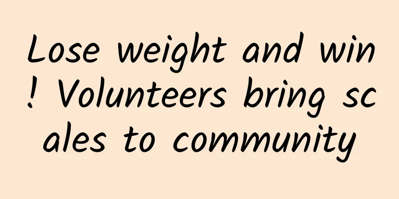 Lose weight and win! Volunteers bring scales to community