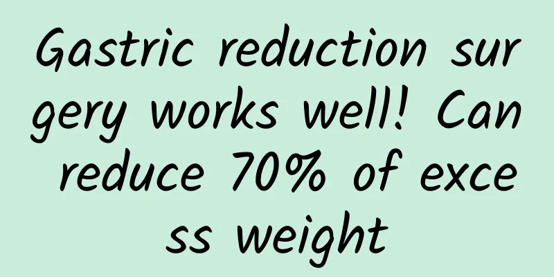 Gastric reduction surgery works well! Can reduce 70% of excess weight