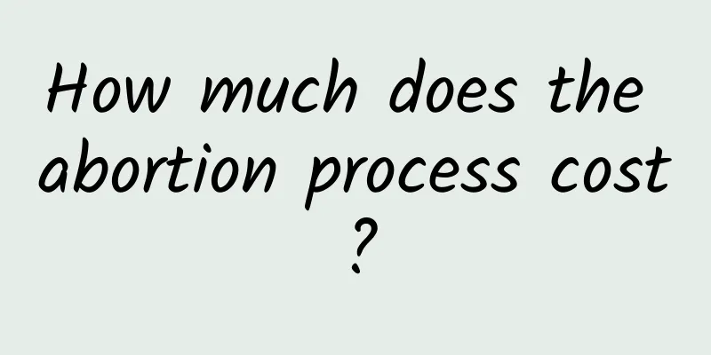 How much does the abortion process cost?