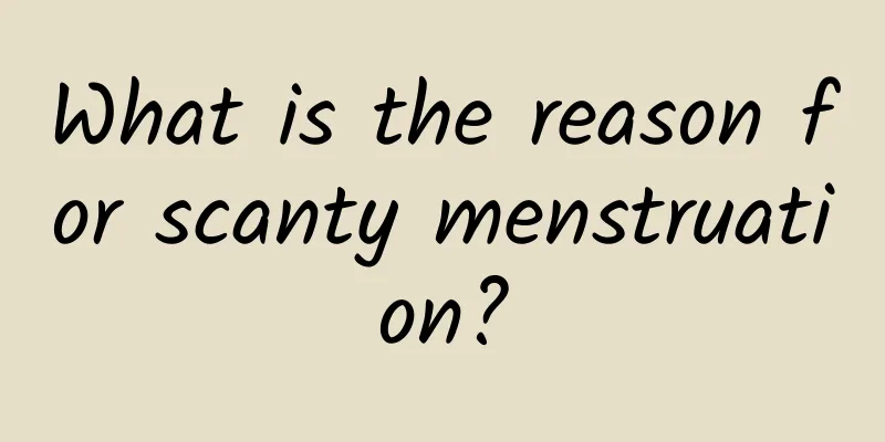 What is the reason for scanty menstruation?