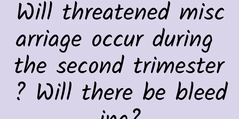 Will threatened miscarriage occur during the second trimester? Will there be bleeding?