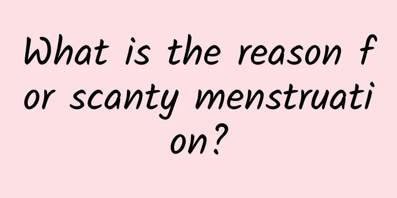 What is the reason for scanty menstruation?