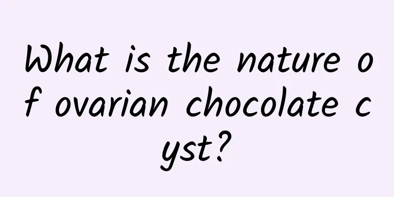 What is the nature of ovarian chocolate cyst?