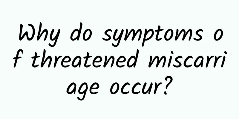 Why do symptoms of threatened miscarriage occur?