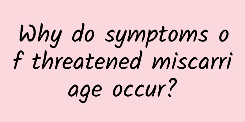 Why do symptoms of threatened miscarriage occur?