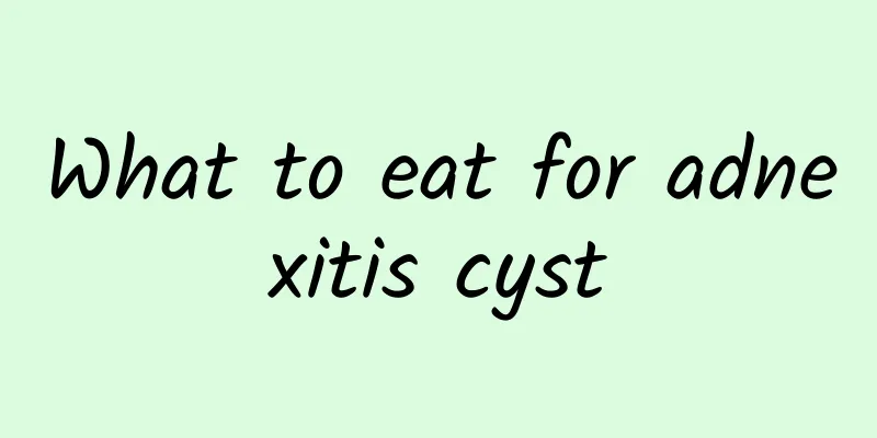 What to eat for adnexitis cyst