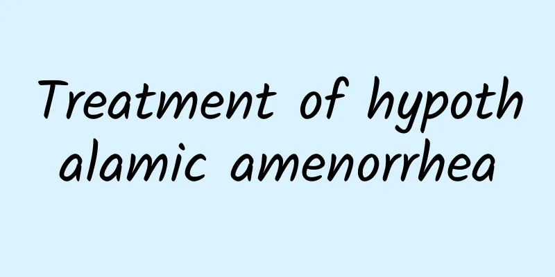 Treatment of hypothalamic amenorrhea
