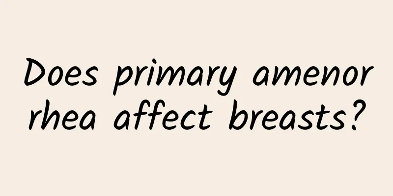 Does primary amenorrhea affect breasts?