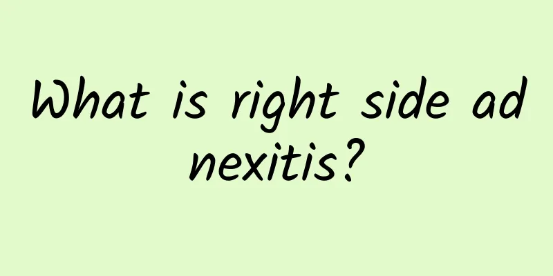What is right side adnexitis?