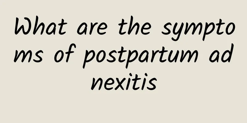 What are the symptoms of postpartum adnexitis