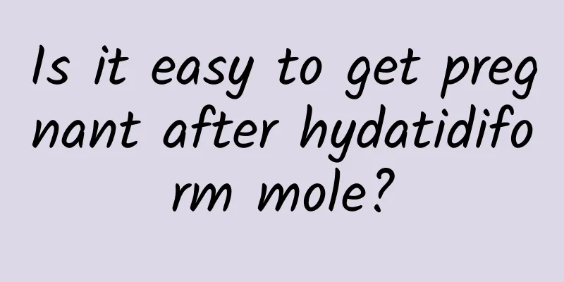 Is it easy to get pregnant after hydatidiform mole?