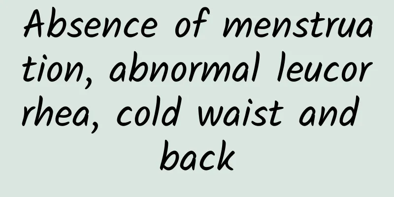 Absence of menstruation, abnormal leucorrhea, cold waist and back