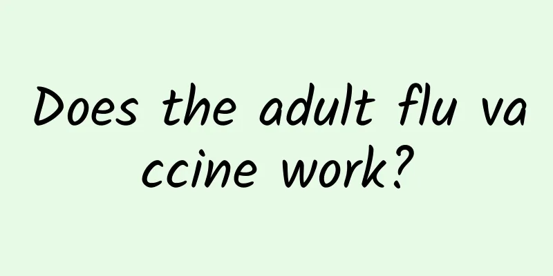 Does the adult flu vaccine work?